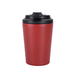 كوب قهوة ستيل ملون قابل للنحت والتعديل مجاناً  احمر    
