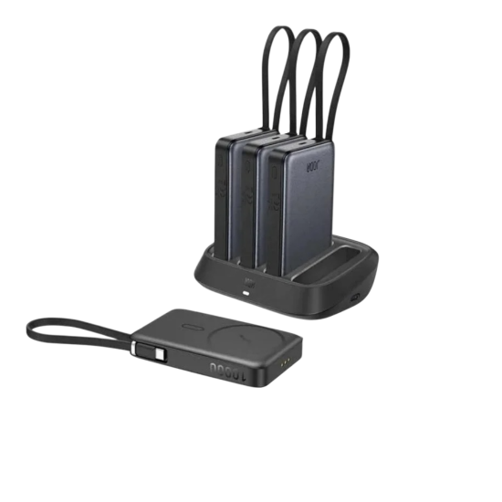 محطة شحن محموله 4 في 1  بقوة إ جمالية 40 الف ملي امبير من جودا