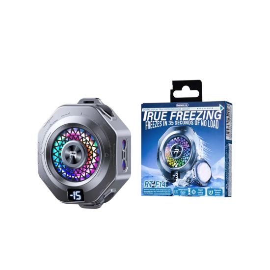 مروحة تبريد جوال من ريماكس شاشه رقميه RT-F14