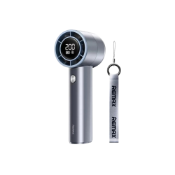 مروحة ريماكس SF11 مروحة محمولة عالية السرعة بشاشة رقمية 