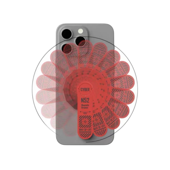 مسكة N52 من شركة CYBER ابيض - احمر