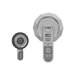 مسكة N52 من شركة CYBER ابيض - احمر 