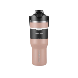 مق ترمس بارد حار 1000ML مقاوم للصداء من KANGZYUAN وردي