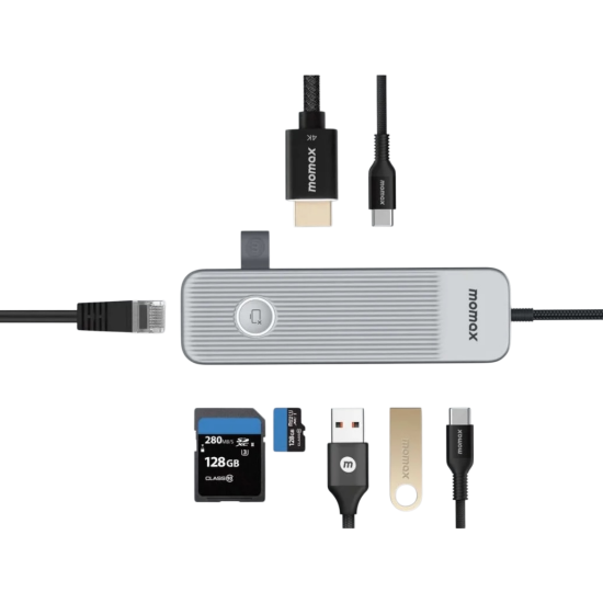 موزع موماكس 1-Link USB-C Hub 9-in-1