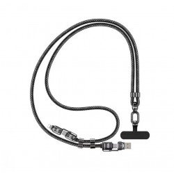 تعليقة رقبة + سلك شاحن شامل بقوة 240W من ريماكس 