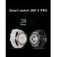 ساعة  2BE x pro  الذكية - أداء احترافي وتصميم عصري  اسود - تيتانيوم