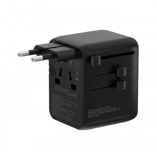 فيش السفر العالمي Mophie Essentials GaN 70W.