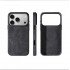 كفر ايفون 17 برو ماكس  alcantara Leather من A-CASE اسود