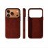 كفر ايفون 17 برو ماكس  alcantara Leather من A-CASE عودي 