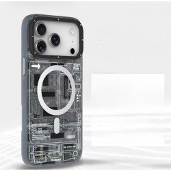 كفر ايفون 17 تصميم رسومات عصريه من YOUNGKIT اسود 