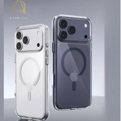 كفر ايفون 17 شفاف ضمان سنه على تغير اللون من A-case