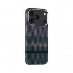 كفر ايفون 17 كاربون فايبر يدعم ماج سيف من J-case كحلي   