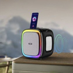 سبيكر صوت 100W محمول +ميكروفون SK93 من MOXMO