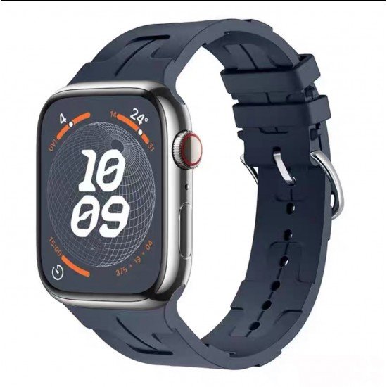 سوار ساعة ابل ايرمز مقاس 42-44-45-46-49 ازرق