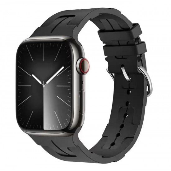 سوار ساعه ايرمز مقاس 42-44-45-46-49 اسود