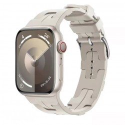 سوار ساعه ابل ايرمز مقاس 42-44-45-46-49 تيتانيوم صحراوي 