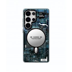 كفر YOUNGKIT S24/S25 ULTRA بتصميم عصري ازرق