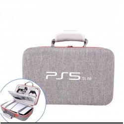 شنطة بلاستيشن 5 سليم اسود-ازرق-رمادي 