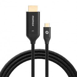 كيبل إليت لينك كابل  HDMI الى USB-C  مجدول (2m) موماكس