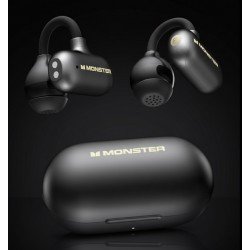 سماعة أذن مونستر أوبن اير AC223 اسود-ابيض