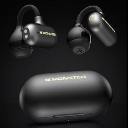 سماعة أذن مونستر أوبن اير AC223 اسود-ابيض