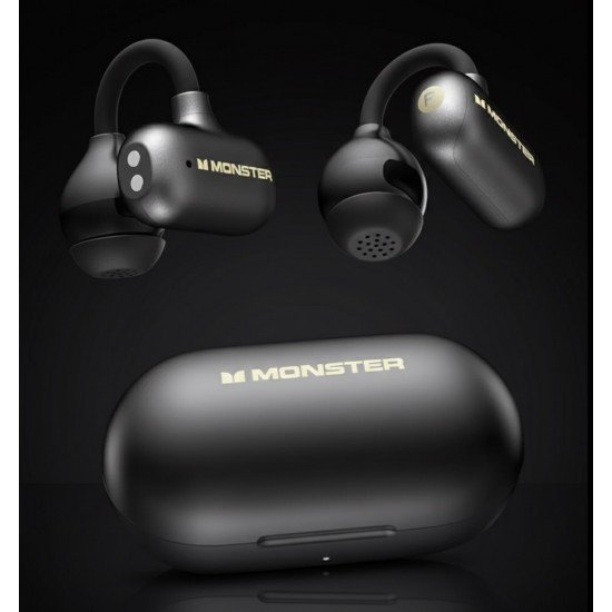 سماعة أذن مونستر أوبن اير AC223 اسود-ابيض