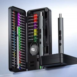 مجموعة مفكات الكترونية + مفك يدوي 58 قطعة 