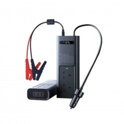 عرض بيسوس  محول 300 w + منفاخ هواء + 2 اسلاك تايب سي 