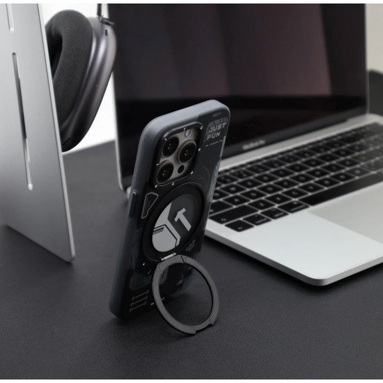 كفر JUST FUN ايفون 16-15 برو ماكس من YOUNGKIT اسود