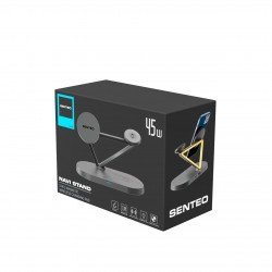 منصة شحن لاسلكي قوة 5IN1 45W من SENTEO
