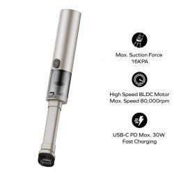 مكنسة  موماكس كهربائية محمولة قوة 16 كيلو بأكسل لتنظيف شامل وعميق 