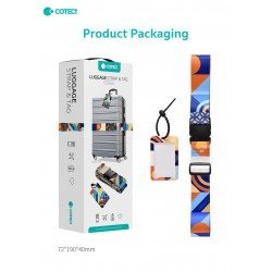 حزام شنطة سفر+ حافظة كرت من COTECI 