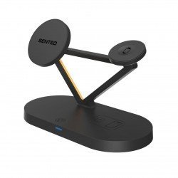 منصة شحن لاسلكي قوة 5IN1 45W من SENTEO