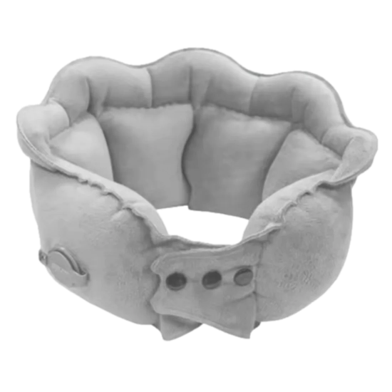 PICTET-FINO - وسادة رقبة شمواه قابلة للنفخ