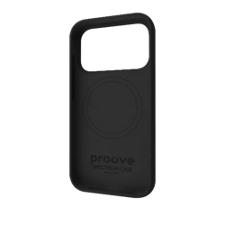 Proove - كفر ايفون 17 سيلكون ماج سيف اسود