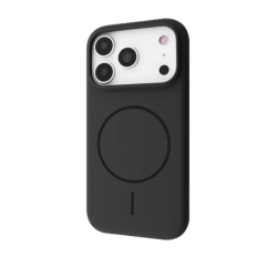 Proove - كفر ايفون 17 سيلكون ماج سيف رمادي