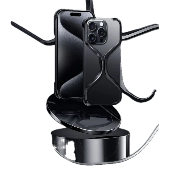 إطار  بتصميم عصري اسود  ايفون 16