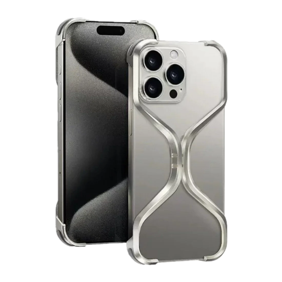 إطار  بتصميم عصري تيتانيوم طبيعي  ايفون 16