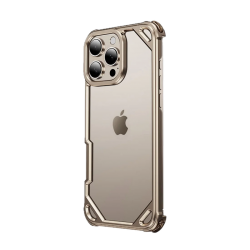 إطار معدني بتصميم عصري من الألومنيوم تيتانيوم صحراوي ايفون 16