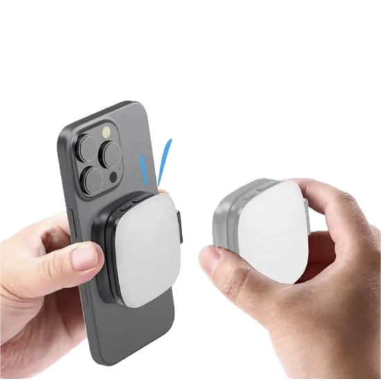 اضاءة تصوير LED  للجوال محمول ماج سيف P48 +مرآة مدمجة