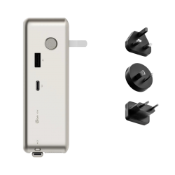 MOMAX - فيش 3 في 1 +بور بانك 10000mAh بقوة 45w