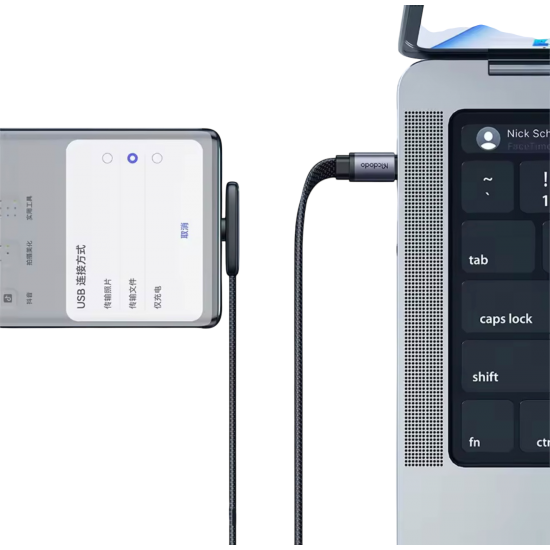 Mcododo - سلك شاحن USB - USB C طول 1.2 متر