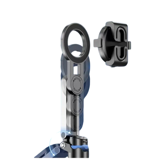 REMAX - قاعدة + عصاء سيلفي مغناطيسيه صغيره محمولة من ريماكس P80C مع تحكم عن بعد