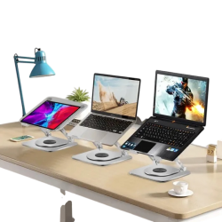 RESSI - استاند كمبيوتر محمول والايباد دوران 360ْ