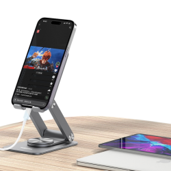 RESSI - استاند مكتبي اللمنيوم دوران 360ْ