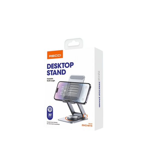 RESSI - استاند مكتبي اللمنيوم دوران 360ْ