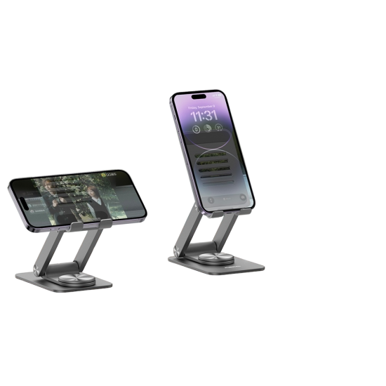 RESSI - استاند مكتبي اللمنيوم دوران 360ْ