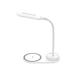 RESSI - اضاءة مكتبيه مع شاحن لاسلكي بقوة 15W