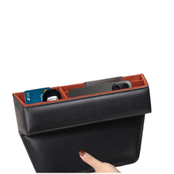 ZHUSE - ست كار جلد اسود للسيارة 