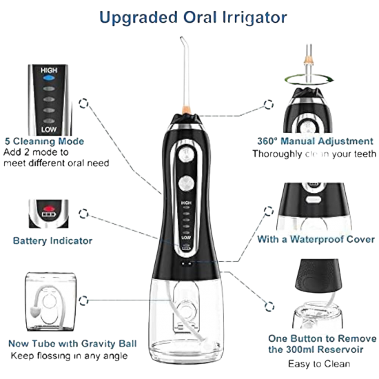 h2ofloss - جهاز تنظيف الأسنان الخيط المائي الأصلي